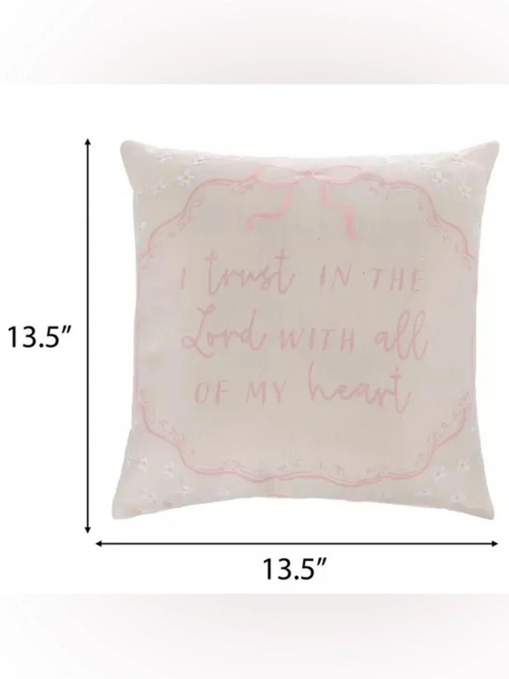 Trust In The Lord Throw Pillow